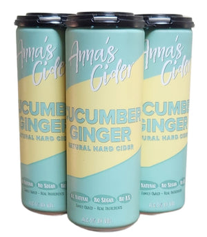 Cucumber Ginger Cider / 12oz / 4 pack