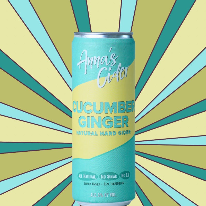 Cucumber Ginger Cider / 12oz / 4 pack