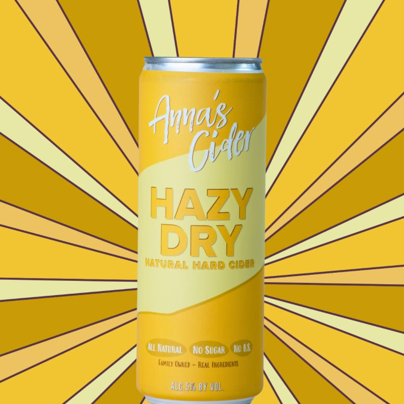 Hazy Dry Cider / 12oz / 4 pack