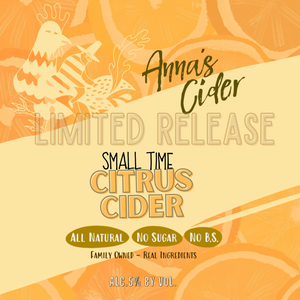 Limited Release - Small Time Citrus Cider / 12oz / 4pack